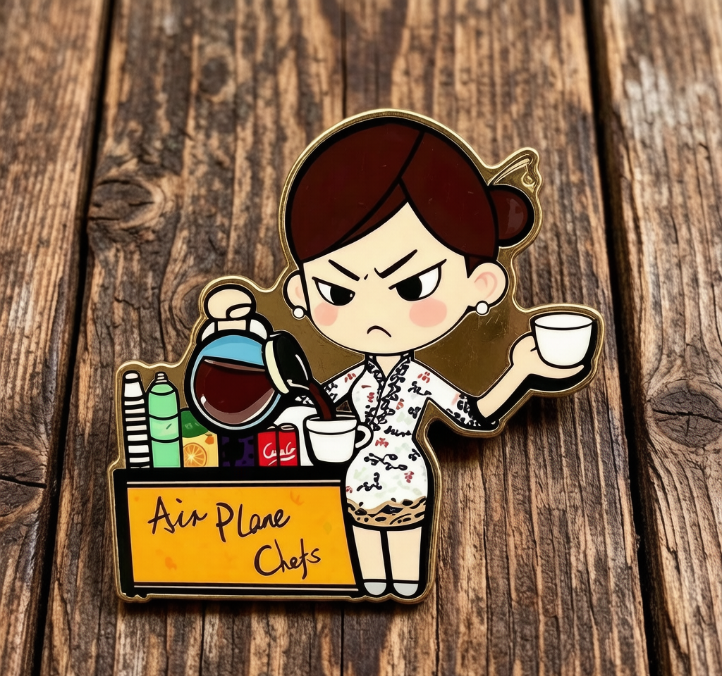 Custom enamel pins and badges